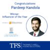 Photo: Congratulations to Pardeep Kandola – Influencer of the Year at the Warwickshire Law Society Awards!
